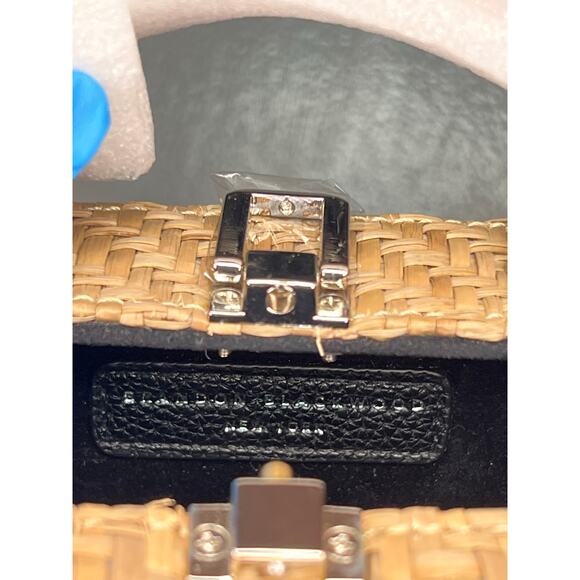 Brandon Blackwood Straw Wicker MINI KENDRICK TRUNK Gen 1 - Picture 8 of 10